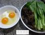黑木耳鸡蛋炒菜芯的做法图解1