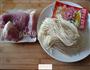 榨菜肉丝拌面的做法图解1