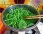 菠菜花生仁儿的做法图解3