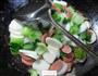 火腿肠青菜炒年糕的做法图解8