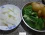 油面筋青菜冬瓜汤的做法图解1