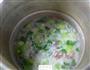 青菜咸肉大米粥的做法图解8