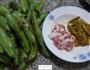 榨菜五花肉炒蚕豆的做法图解1
