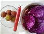 荔枝紫甘蓝的做法图解1