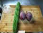 苦瓜紫薯圈的做法图解1