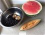 西瓜盆栽水果拼盘的做法图解1