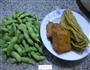 雪菜香干炒毛豆的做法图解1