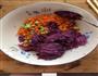五彩紫薯燕麦饼的做法图解3