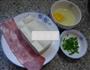 培根鸡蛋蒸豆腐的做法图解1