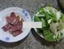 精火腿炒小白菜的做法图解1