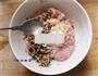 手工冬菇猪肉丸的做法图解3