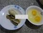 腌白菜炒鸡蛋的做法图解1