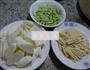 毛豆腐竹烧茭白的做法图解1