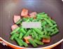 火腿炒四季豆的做法图解5