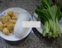 油豆腐粉丝菜芯的做法图解1