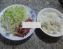 酱肉白菜泡饭的做法步骤1