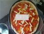 鲜虾火腿肠披萨的做法图解3
