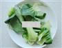 香菇炒青菜的做法图解2