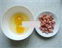 火腿水蒸蛋的做法图解1