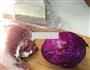 紫甘蓝豆腐馅的做法图解1