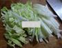 榨菜丝五花肉炒白菜的做法图解2