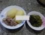 鸡胗雪菜炒土豆的做法图解1