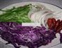 紫甘蓝炒米粉的做法图解1