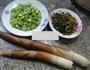 雪菜蚕豆炒雷笋的做法图解1