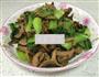 山蘑菇油菜炒肉的做法图解6