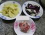 肉末茄子炒土豆的做法图解1