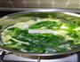 鸡毛菜鸡蛋榨菜汤的做法图解2