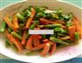 凉拌红萝卜豆角的做法图解4