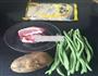 豆角焖面的做法图解1