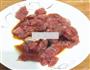 芥兰炒牛肉的做法图解1