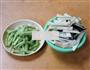茄子干煸四季豆的做法图解3