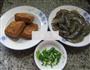 香干烧鲜虾的做法图解1