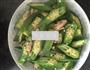 秋葵炒肉片的做法图解5