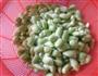 咸菜炒毛豆的做法图解2