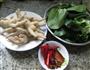 青菜焖鸡爪的做法图解1