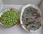 毛豆凤尾虾的做法图解1