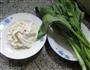 白玉菇炒油菜蕻的做法图解1