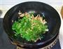 香菜炒肉丝的做法图解5