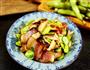蚕豆炒腊肉的做法图解12