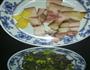 香椿炒腊肉的做法图解2