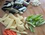 烧地三鲜的做法图解1