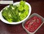 花团锦簇-小棠菜炒牛肉的做法图解1