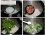 香菜叶肉末粥-春季美食的做法图解1