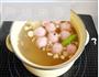 白芷油菜鱼丸汤的做法图解3