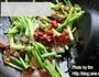 蒜苔炒腊肉的做法图解7