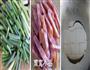 蒜薹榨菜炒香肠的做法图解1